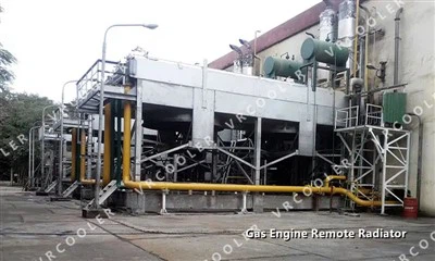 Выносной радиатор газового двигателя CAT
