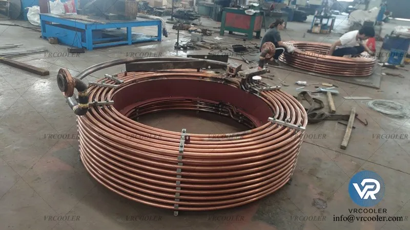 Replacement Of Hydro Turbines Vertical Thrust Bearings Large Circular Internal Coolers Replacement Of Hydro Turbines Vertical Thrust Bearings Large Circular Internal Coolers